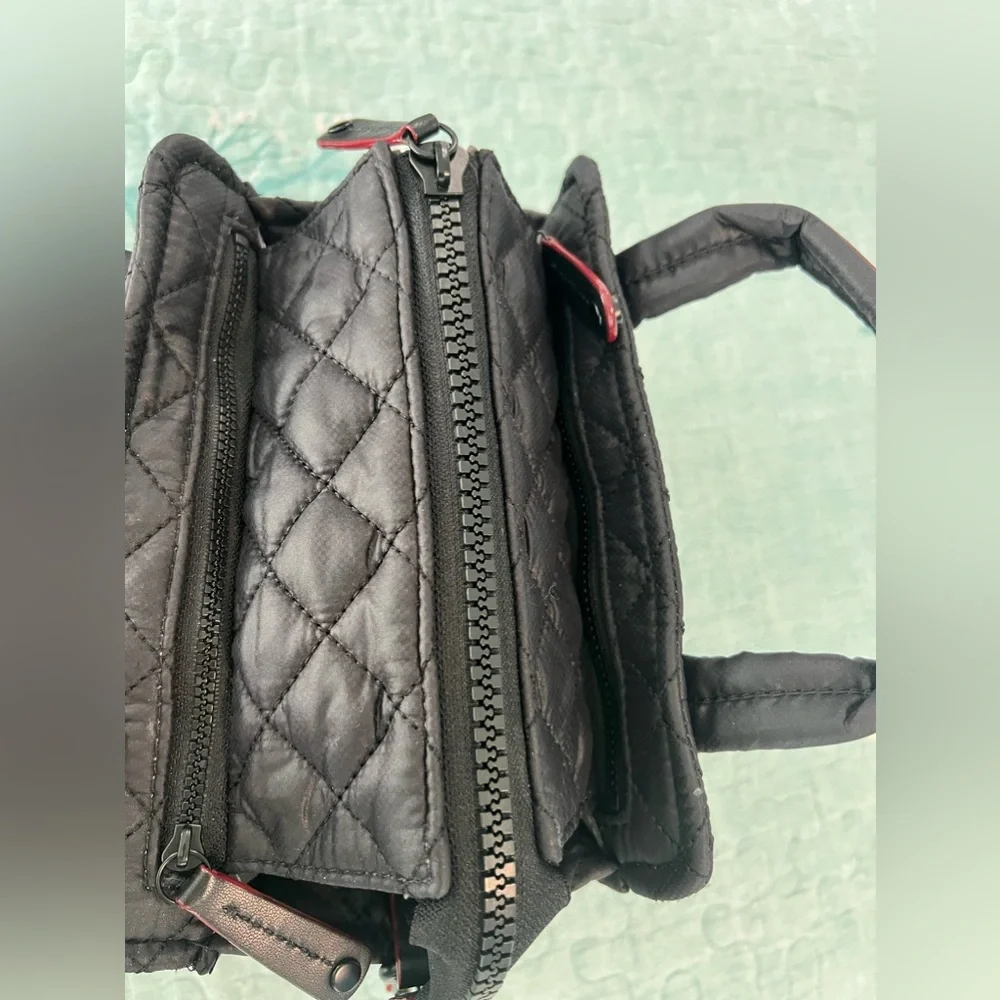 MZ Wallace Black Mini Box Tote/crossbody bag - Picture 11 of 14